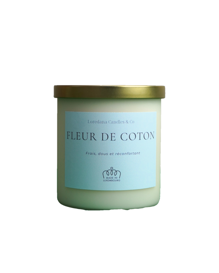 Translation missing: fr.Bougie Fleur de Coton en pot de verre, Loredana Candles