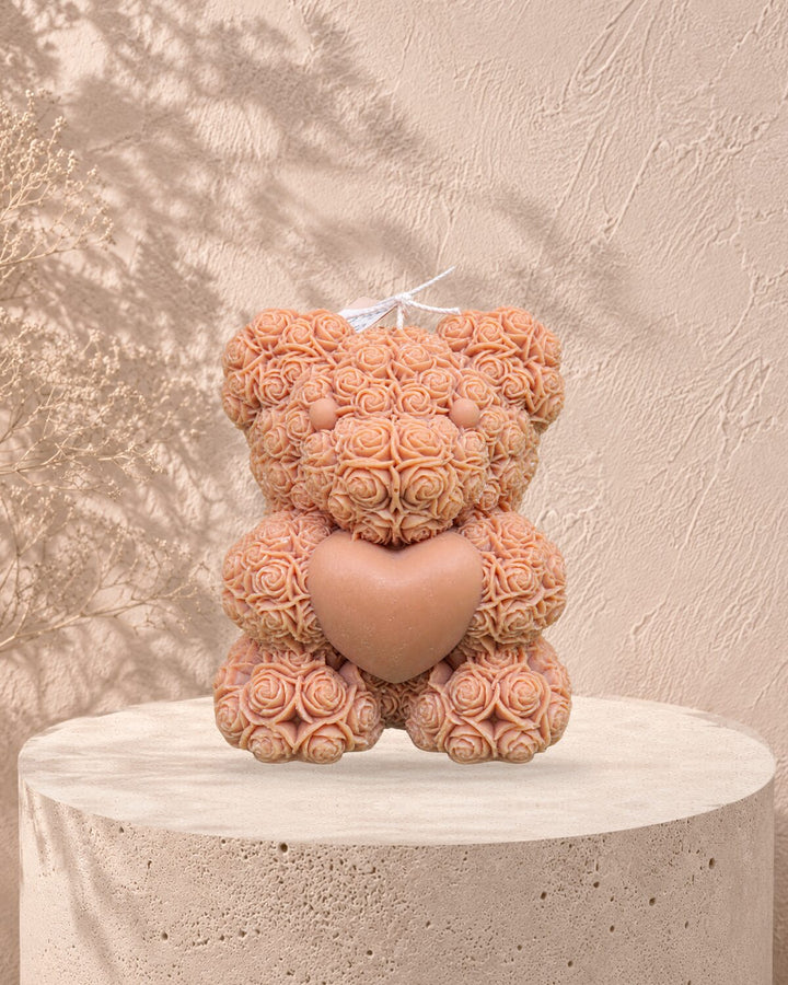 Translation missing: fr.Ours aux roses — Terracotta en situation, Loredana Candles