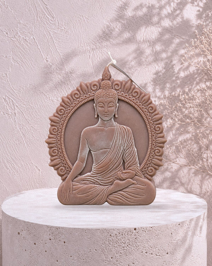 Translation missing: fr.Bouddha mandala — Taupe en situation, Loredana Candles